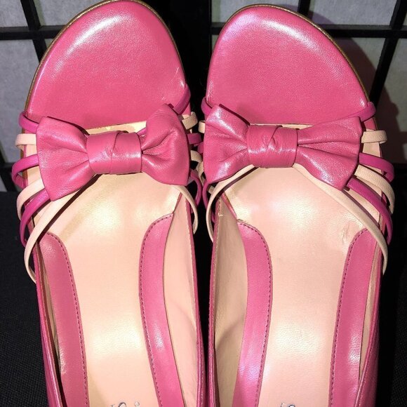 GUESS BY MARCIANO OPEN TOE HEELS SIZE 7.5M - Picture 3 of 4